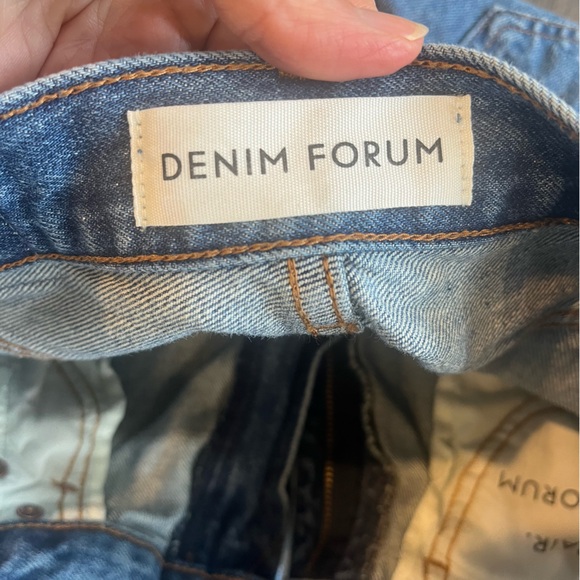 Aritzia Denim Forum The 90’s Winona High-Rise Wide Leg Jeans Sz 24 100% Cotton - Picture 3 of 16